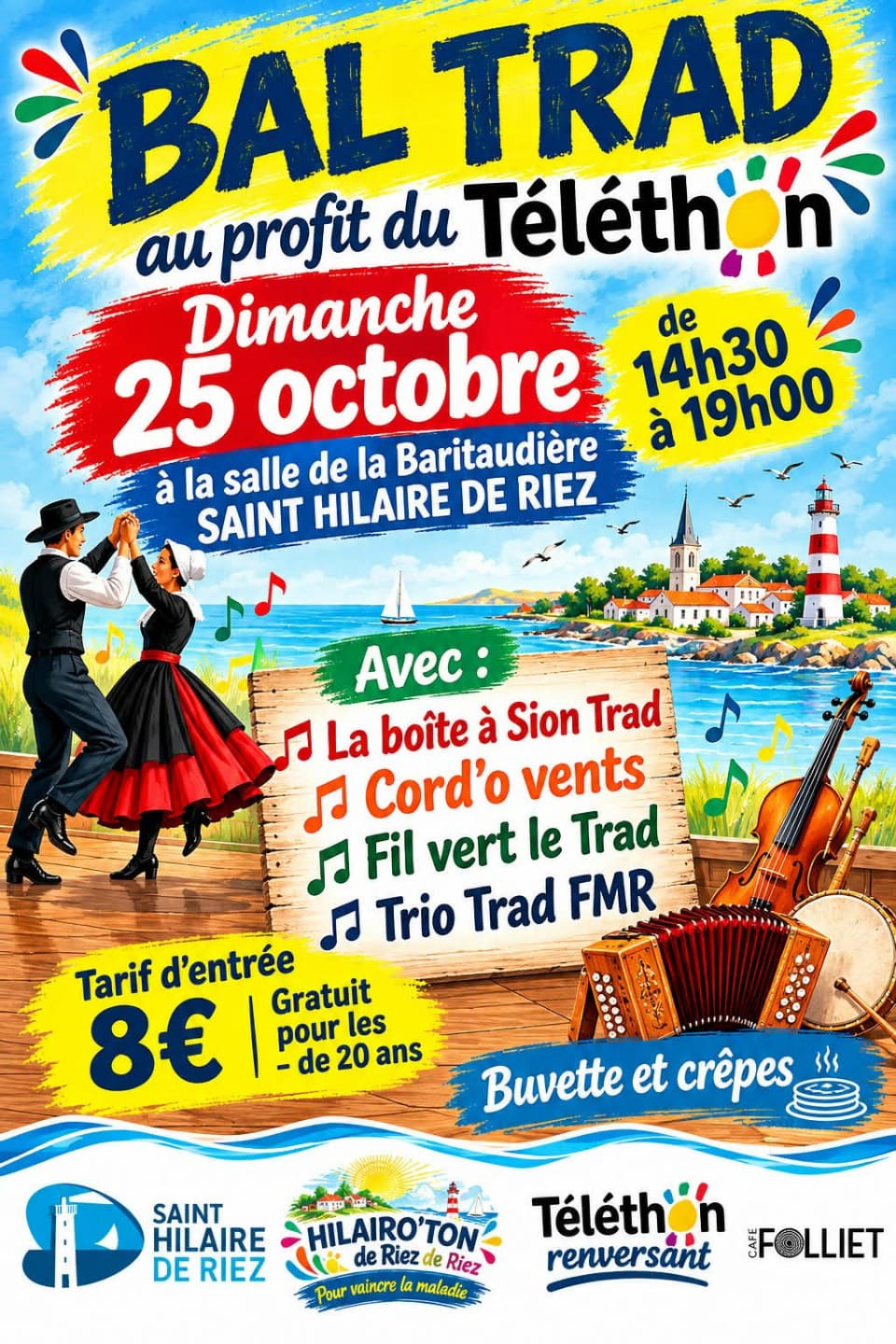 Bal Trad' au profit du Téléthon 