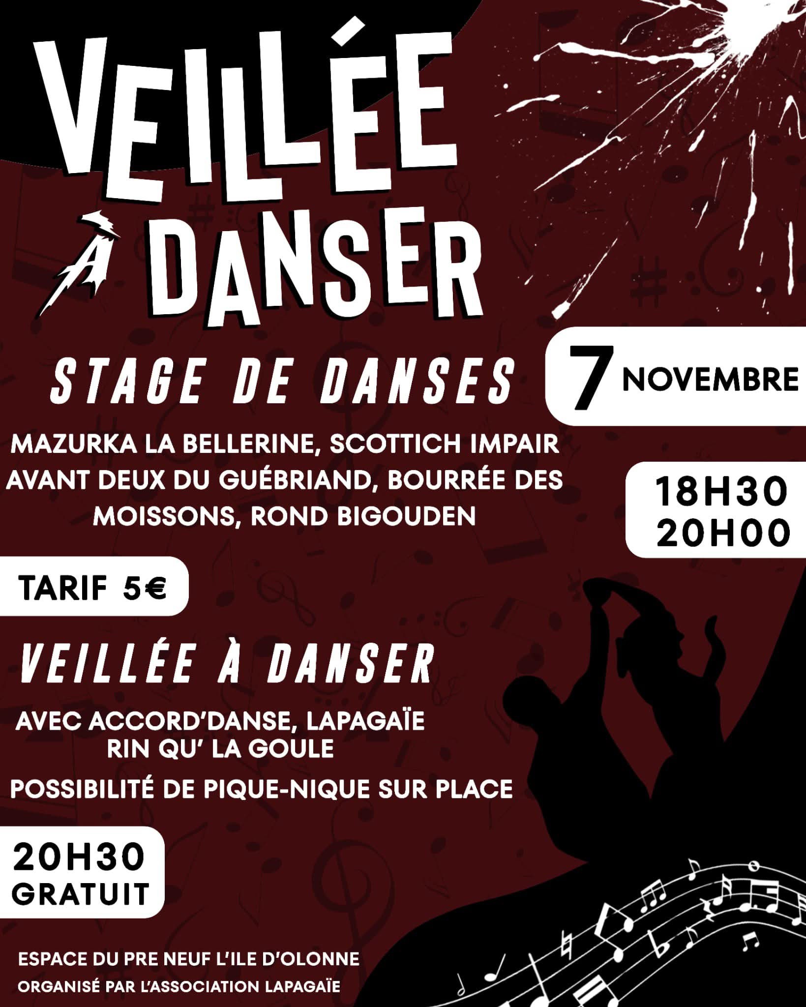 Stage de danses & Veillée à danser