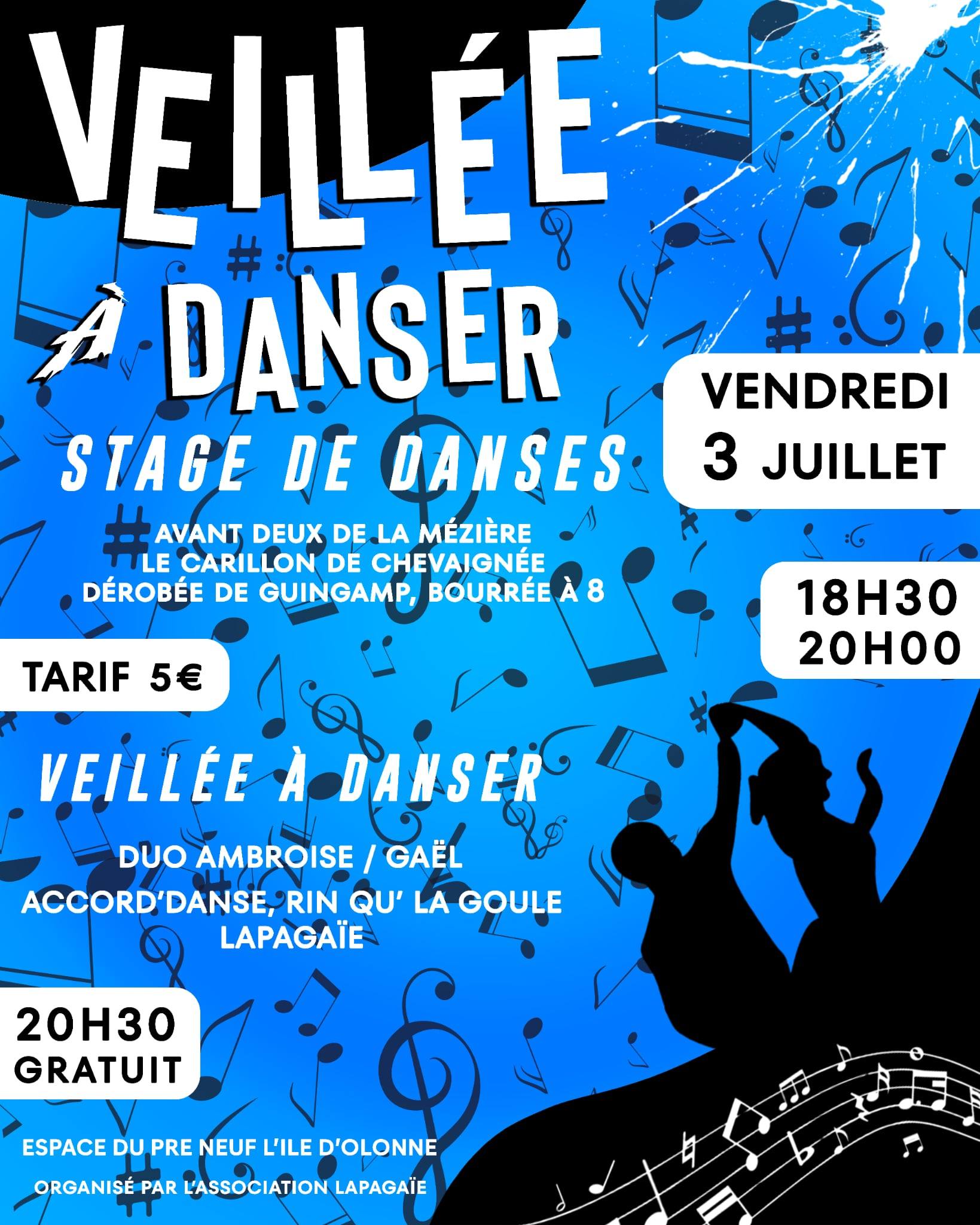 Stage de danses & Veillée à danser 