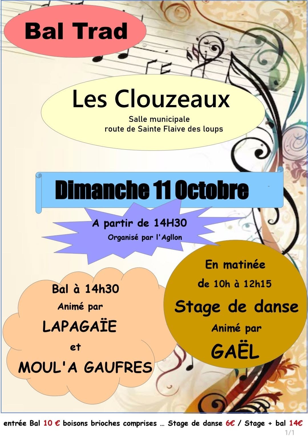 Stage de danses et Bal Trad' 