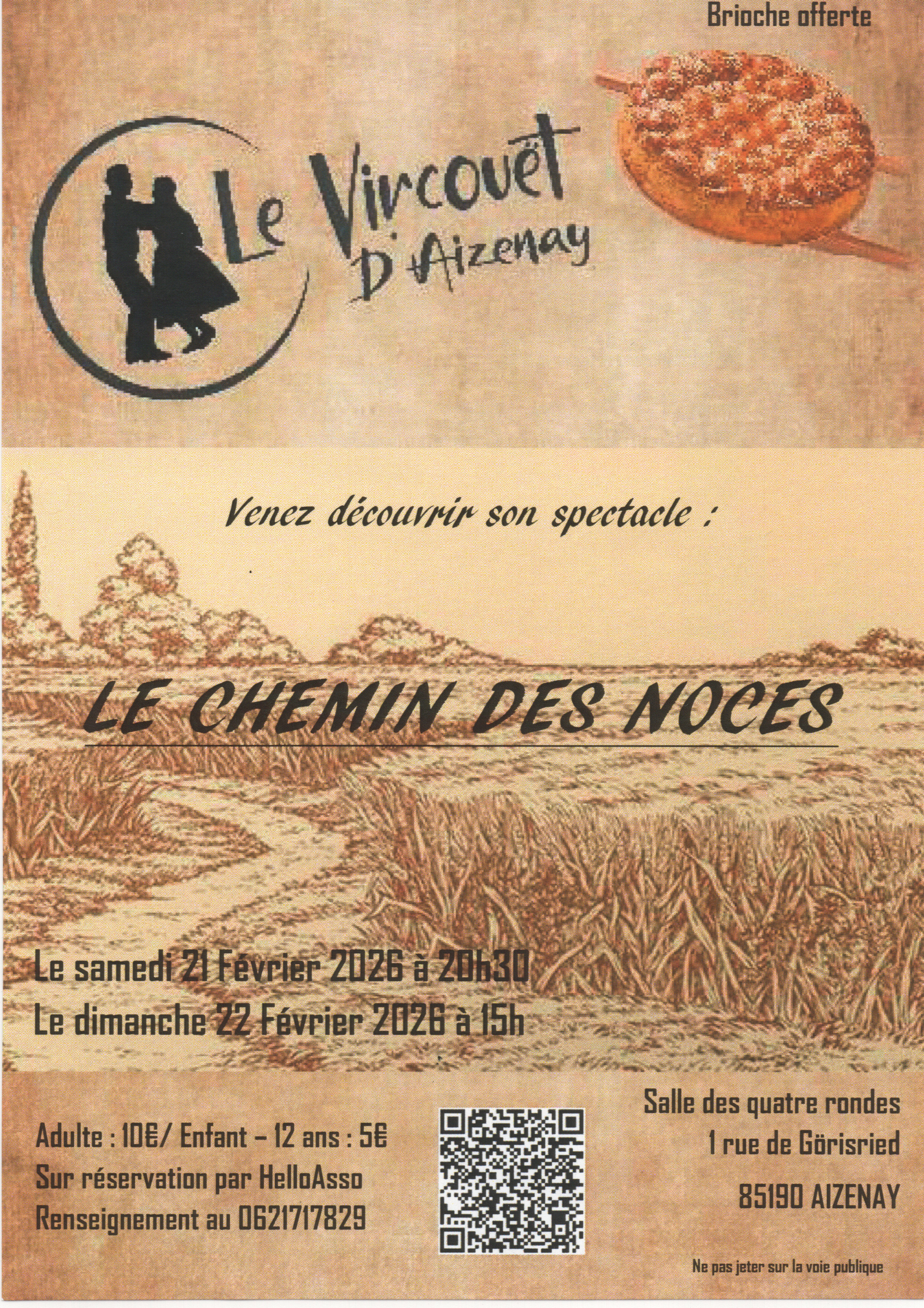 Spectacle : Le chemin des noces 