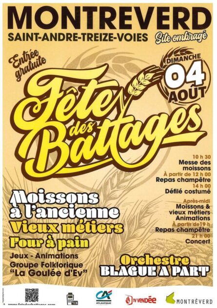 Fête des battages avec animations folkloriques 