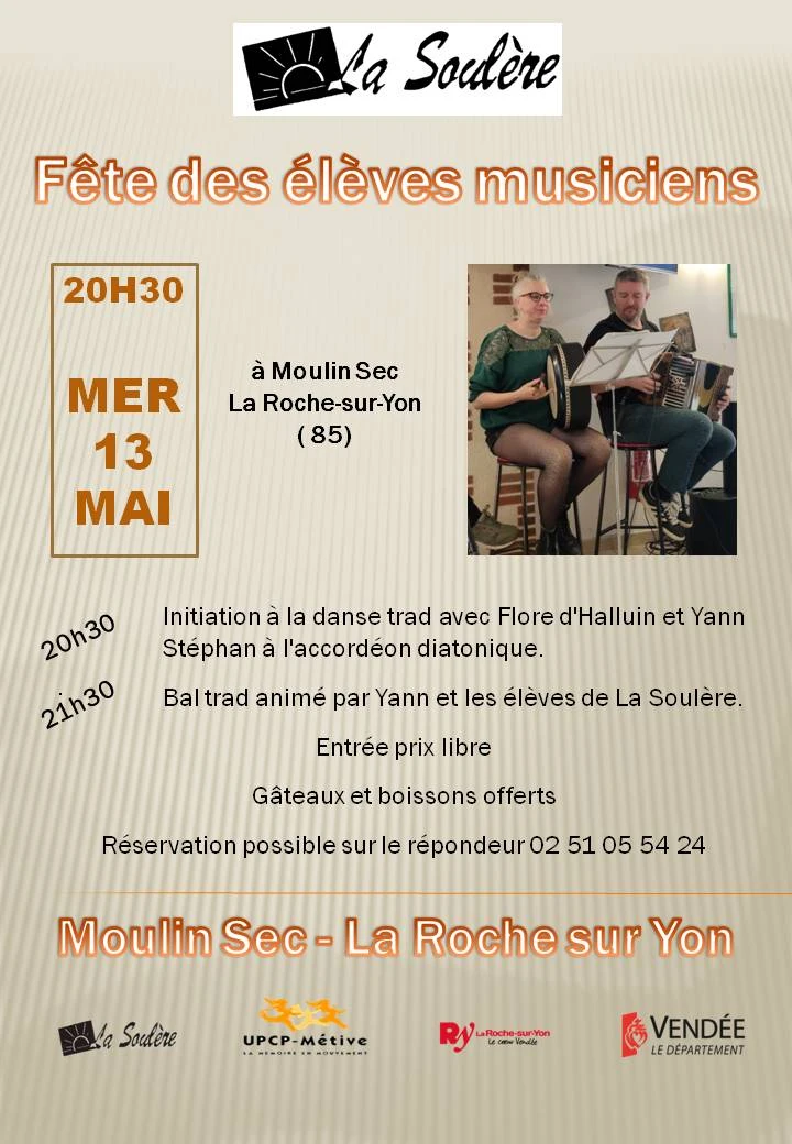 Veillée à danser - Fête des élèves musiciens 