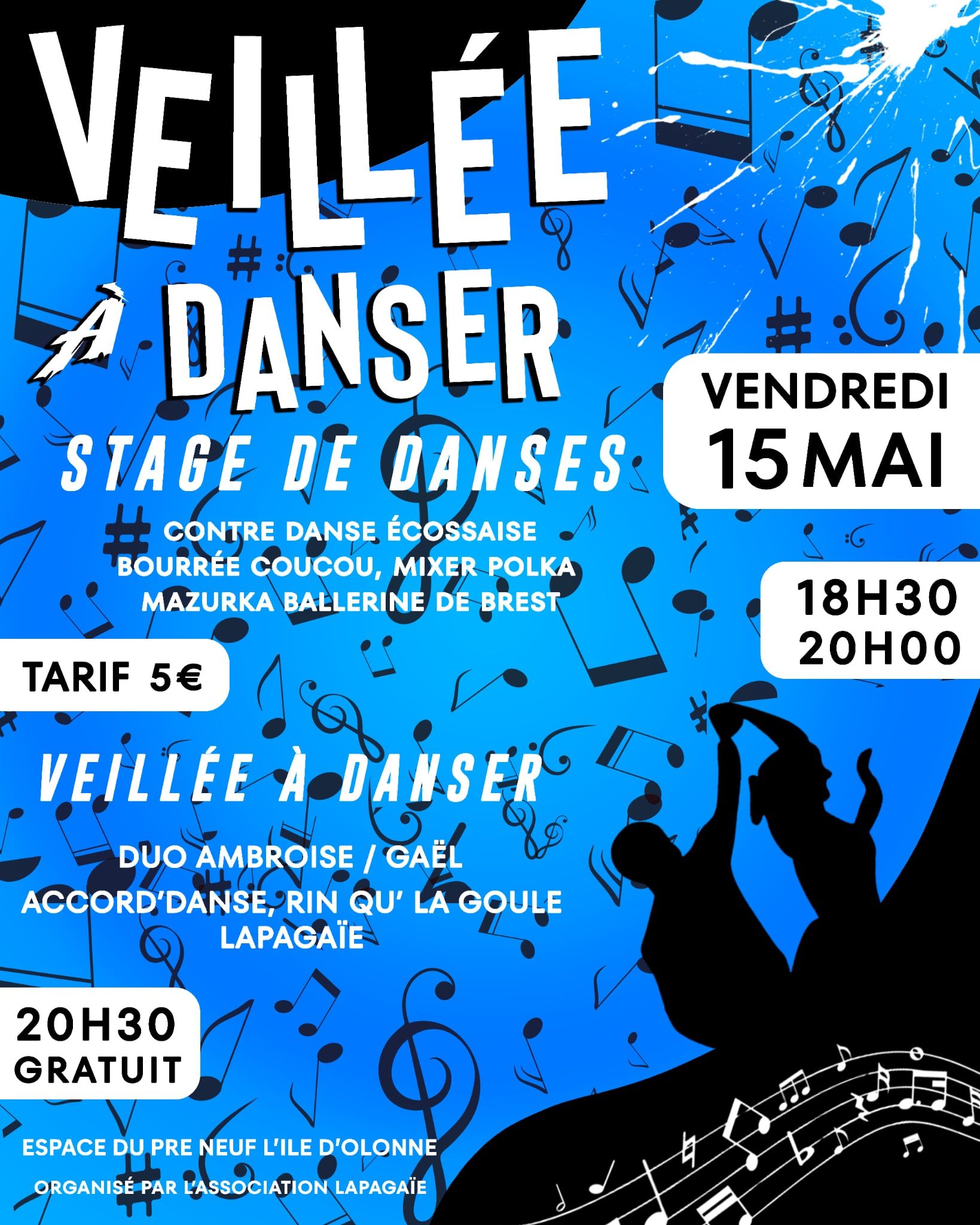 Stage de danses & Veillée à danser 