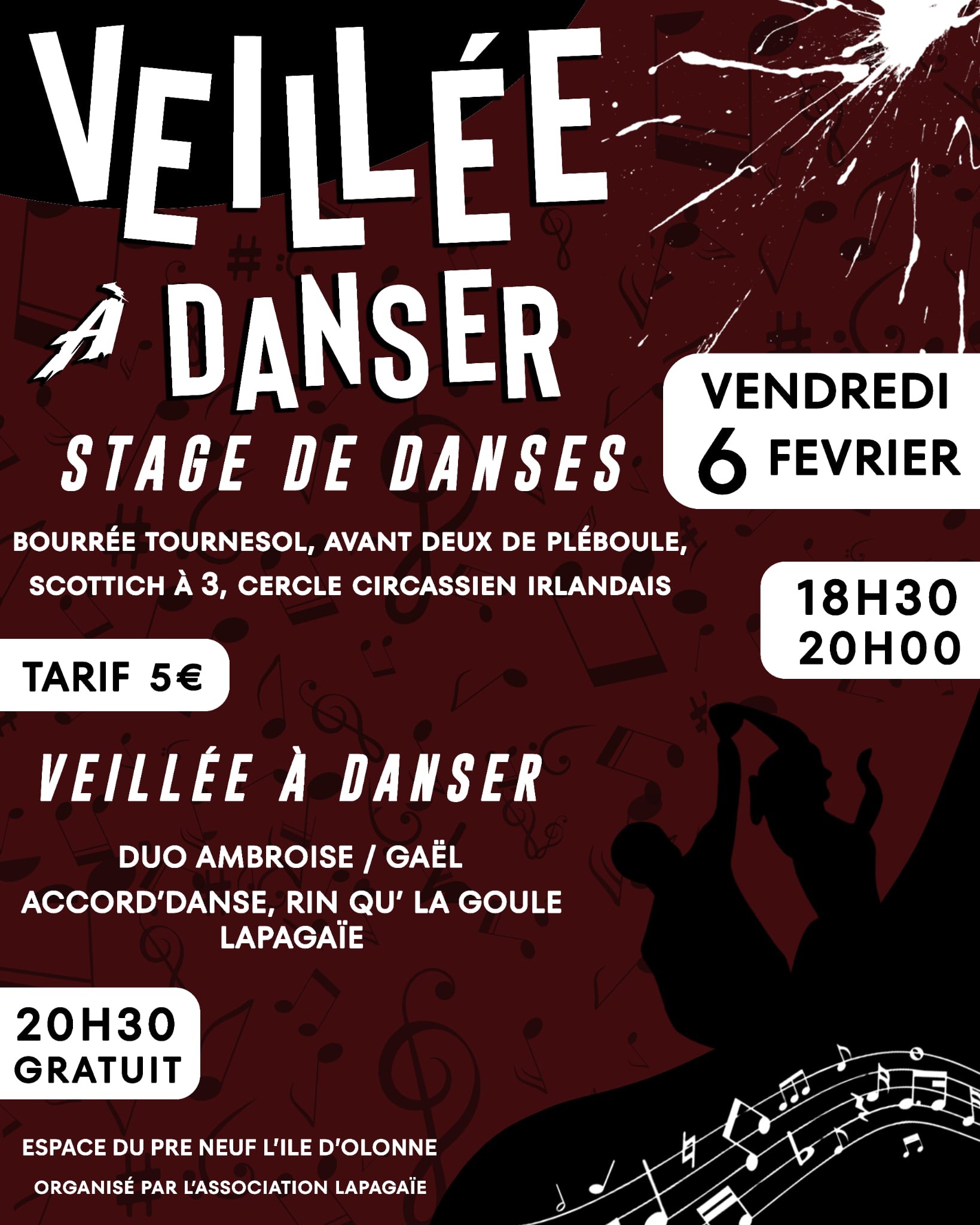 Stage de danses & Veillée à danser 