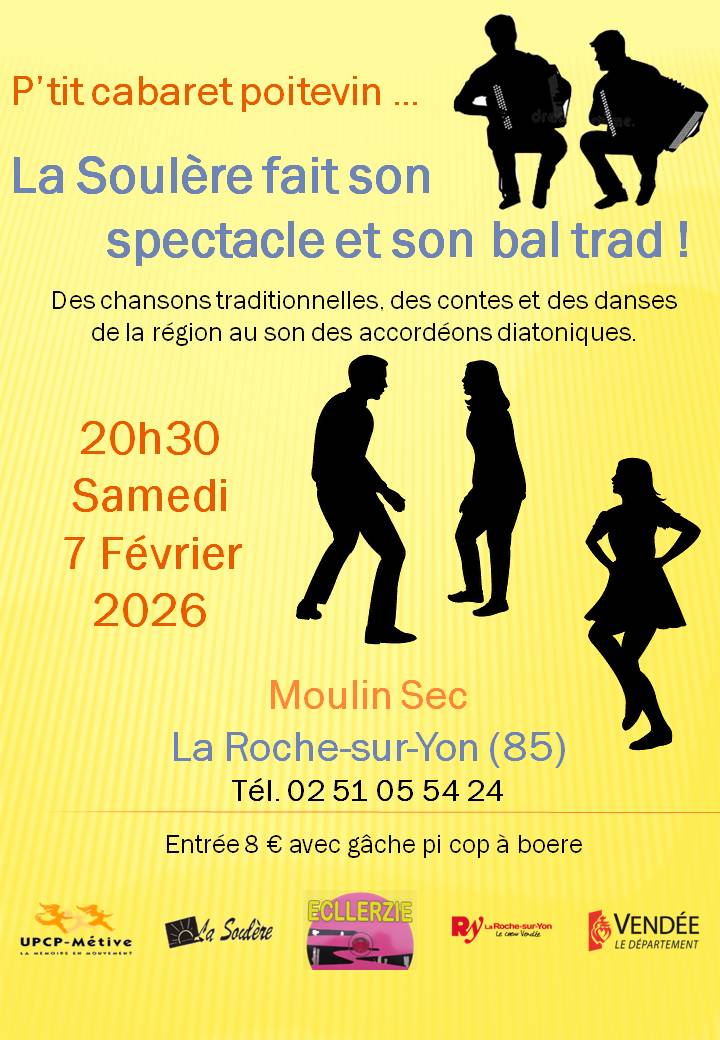 P'tit cabaret poitevin avec son bal trad 