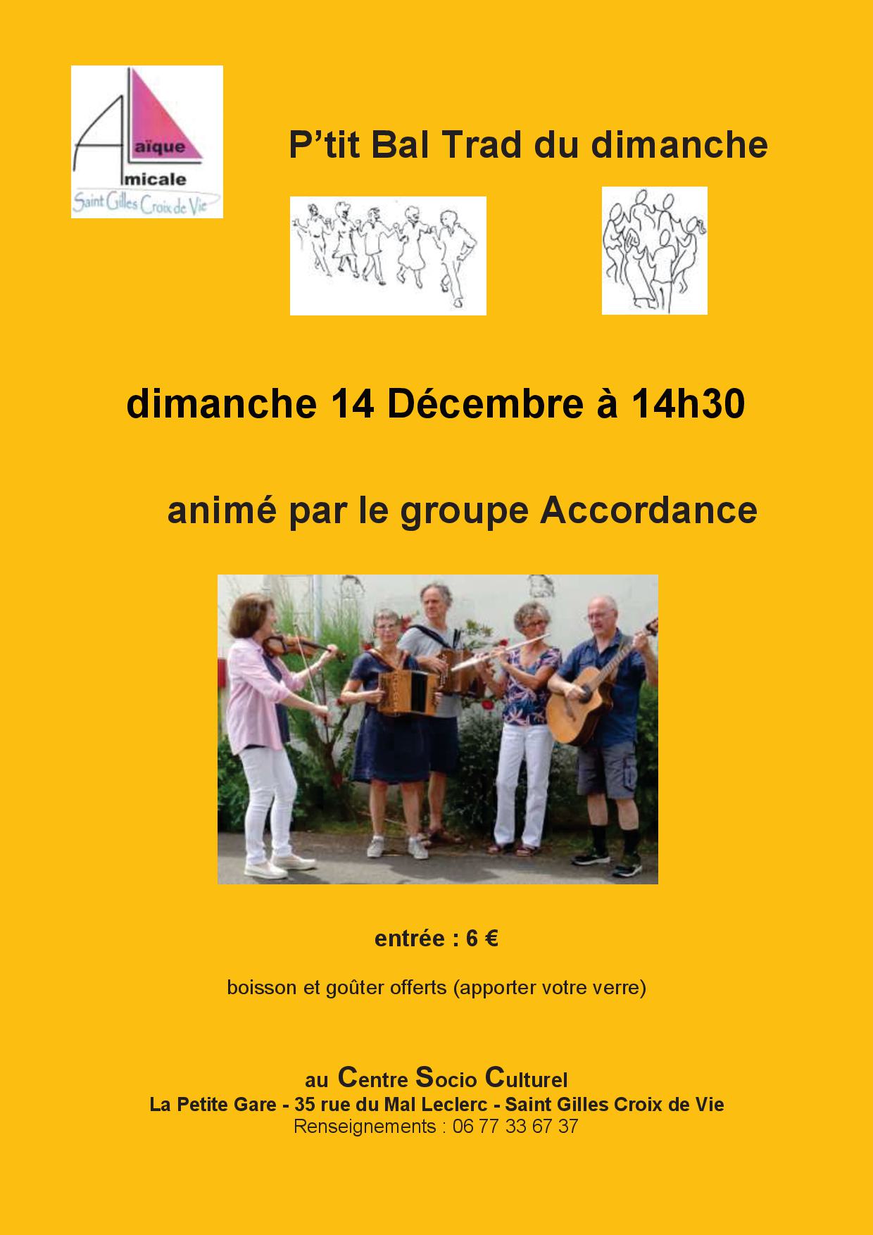 P'tit Bal Trad' du dimanche 