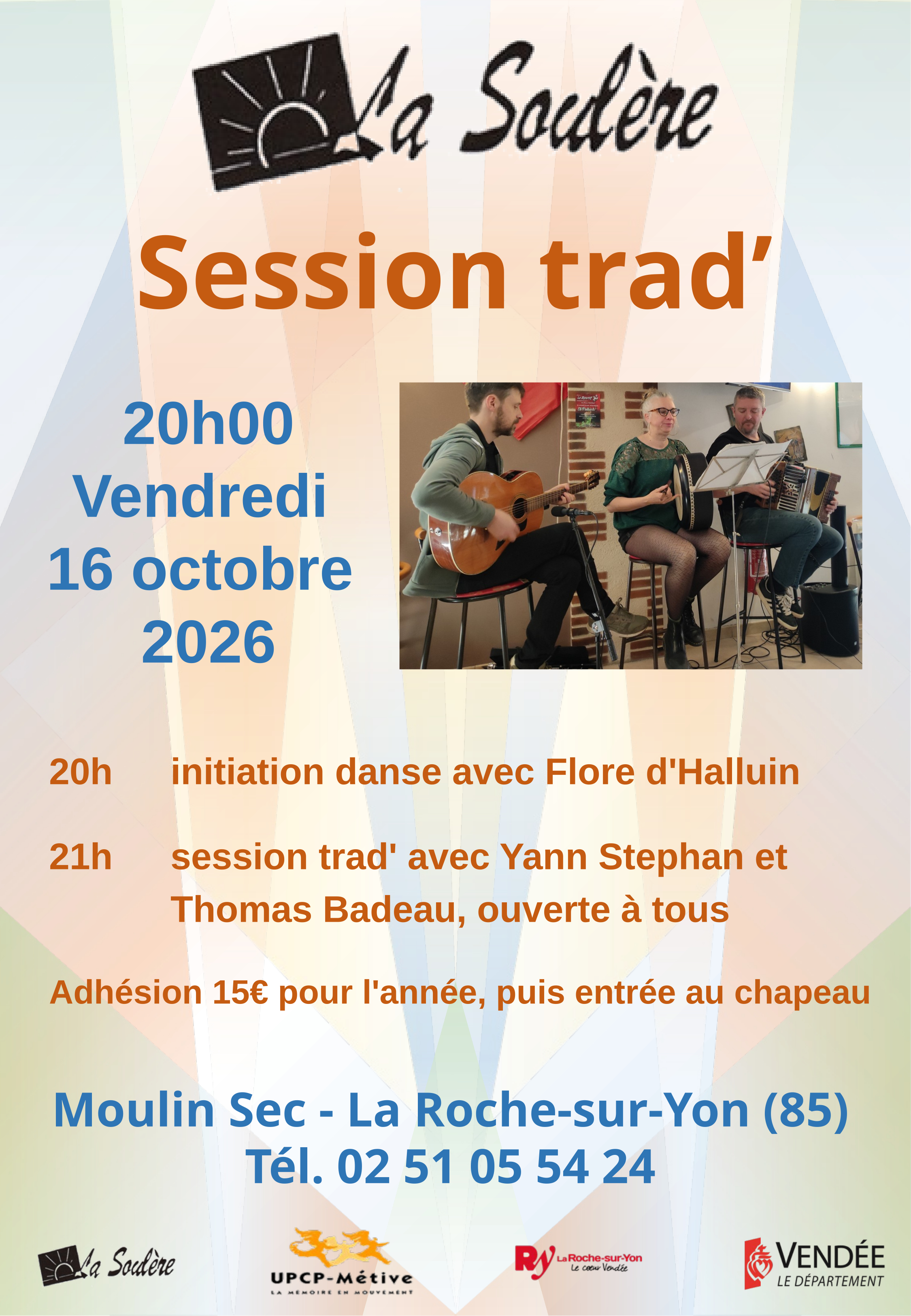 Initiation aux danses trad' et Session de musique trad' 
