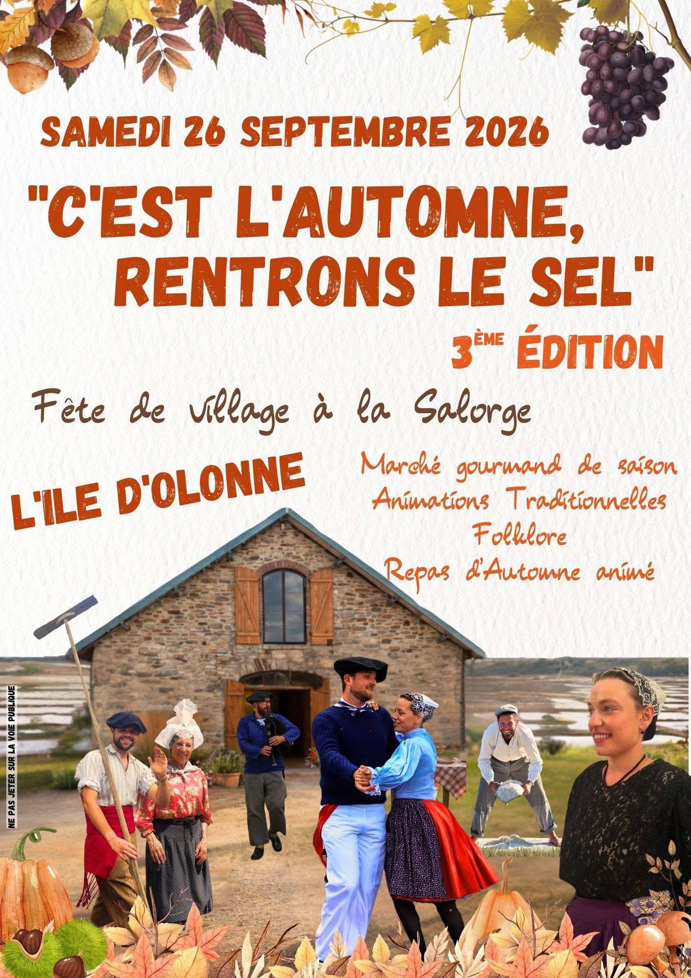 "C'est l'automne rentrons le sel" - 3ème édition 